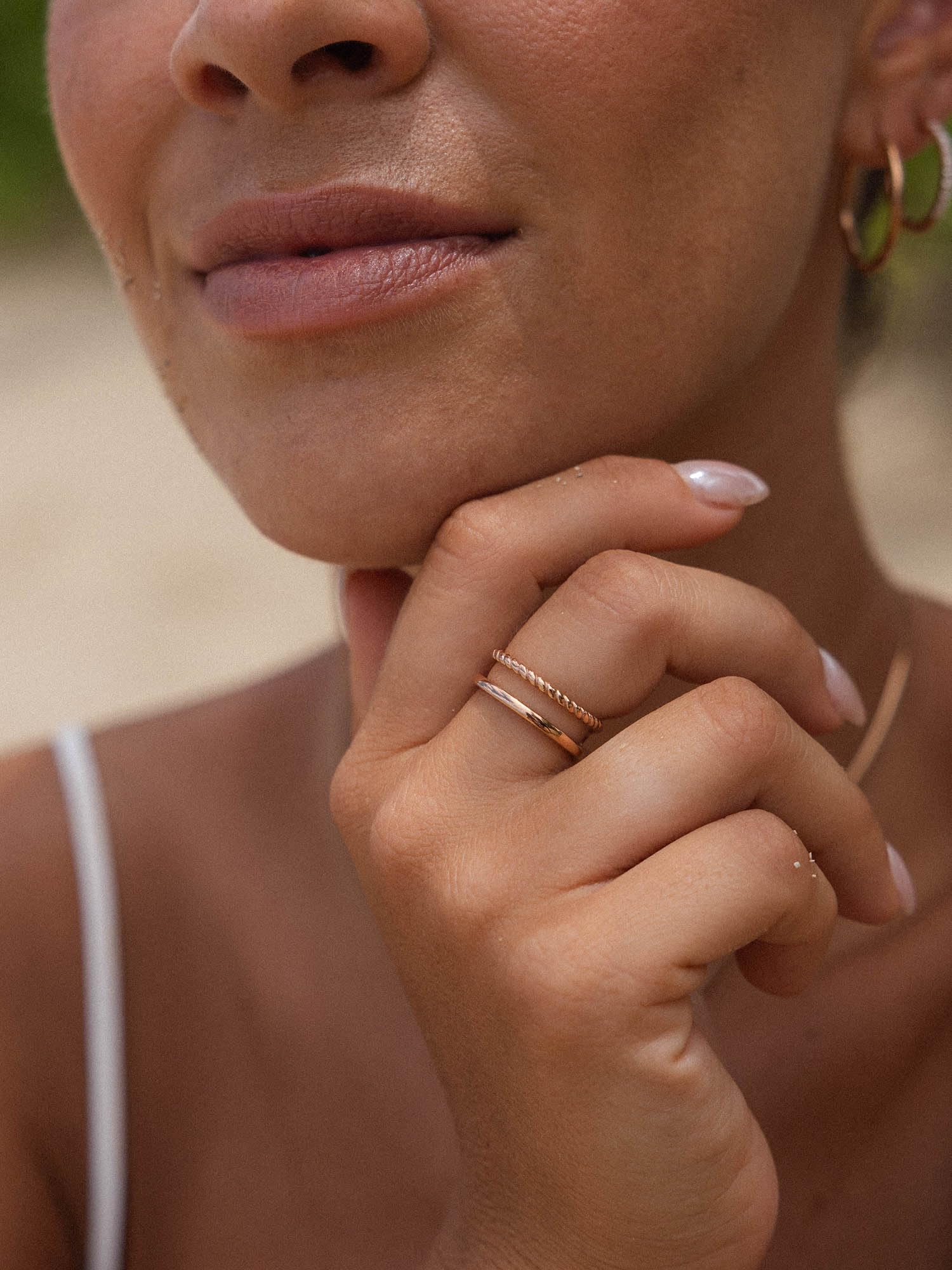Purelei Mau Ring Adjustable Verstellbarer Ring Gold Silber Roségold Edelstahl Größen S/M M/L