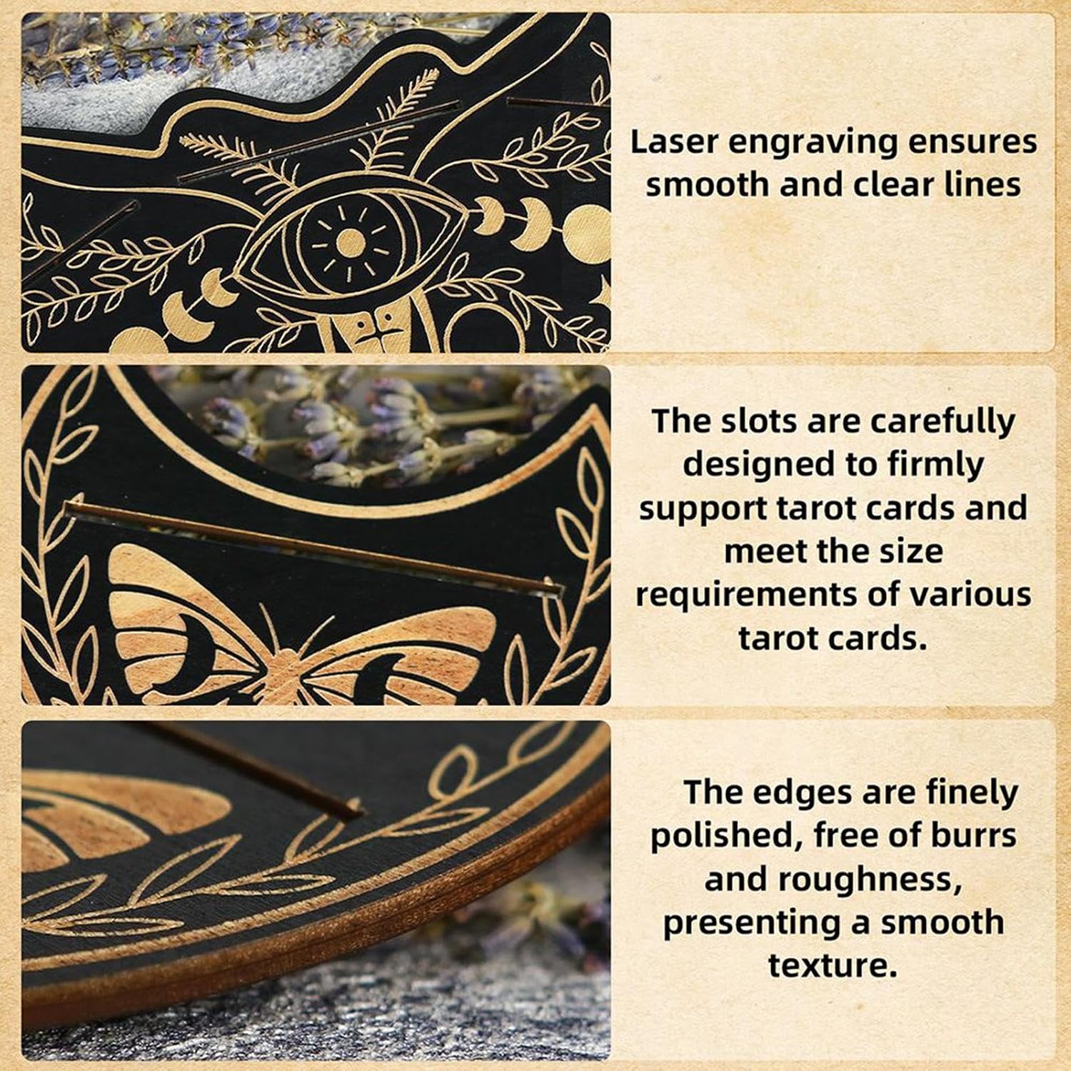 Tarot Card Stand Aesthetic Wooden Altar Supplies