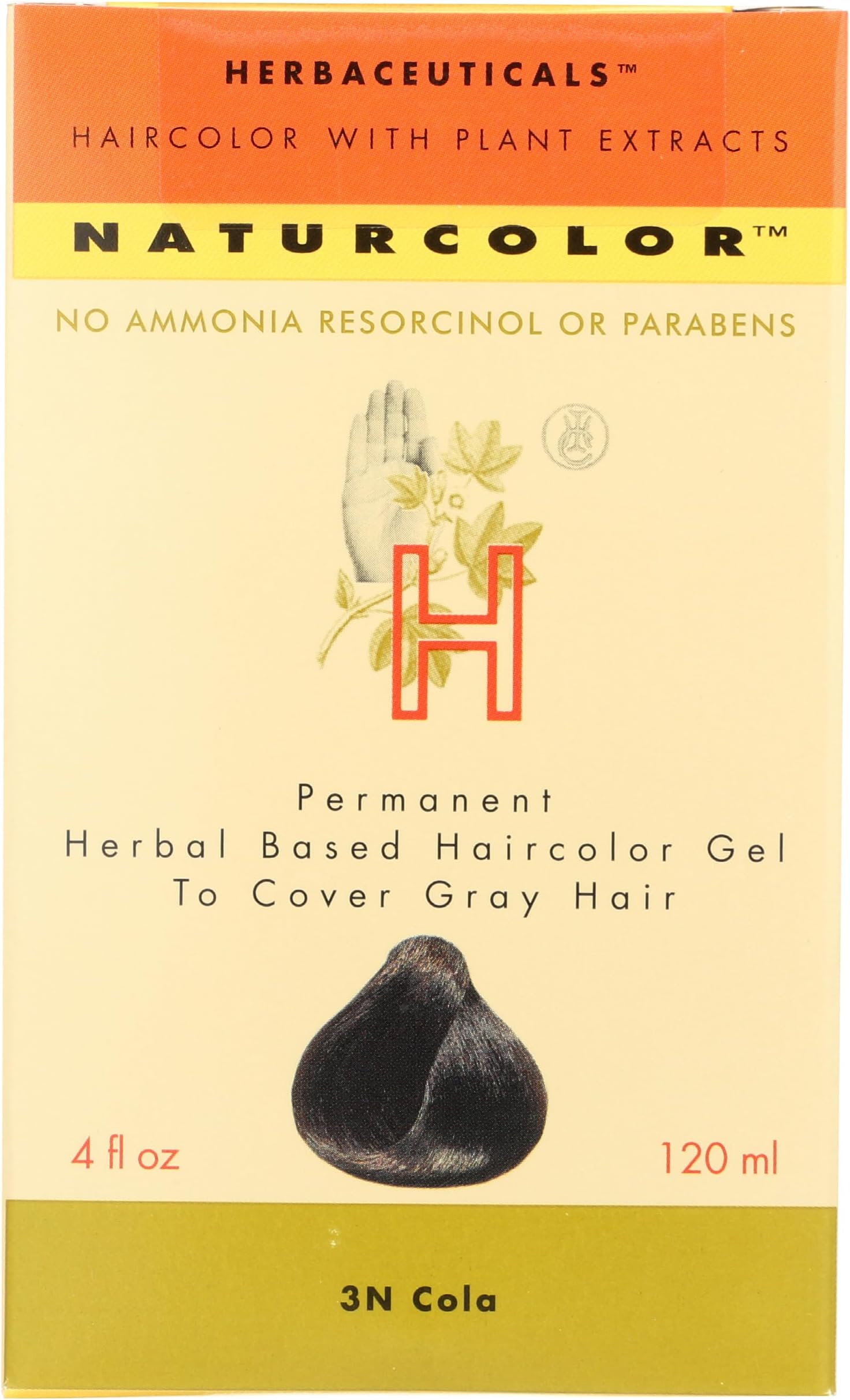 Haircolor Hair Dye - Cola, 4 Fl Oz (3N)