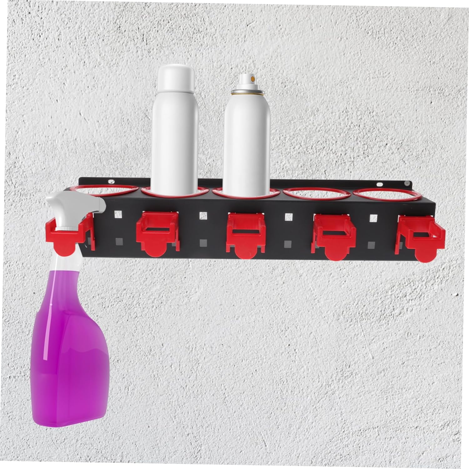 Detailing Spray Bottle Holder Wall Mount Rack Home Beauty Shop Garage Organizer