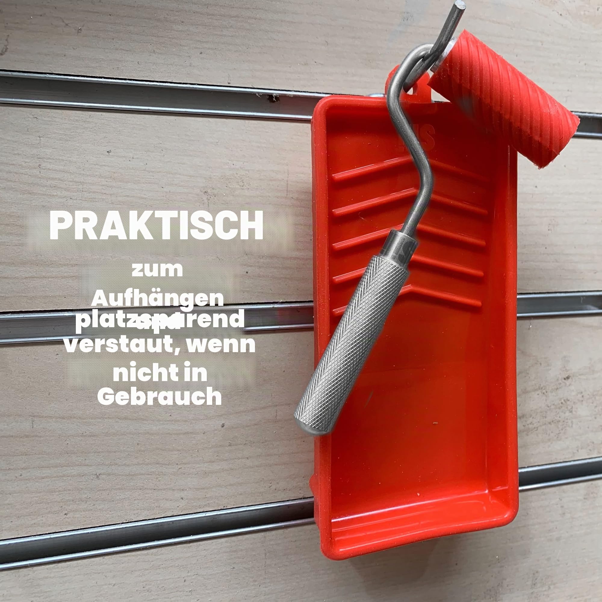 Sili Kleberoller mit Sili-Kleberablage für Kunst, Handwerk, Holzbearbeitung und größere Klebeprojekte