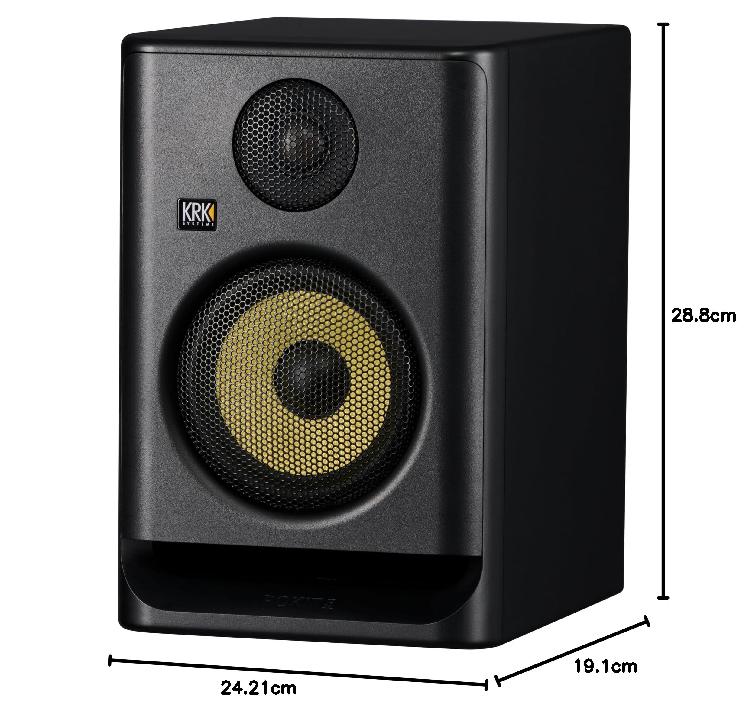 【水島】krk rokit5モニタースピーカー　ケーブル付き 水島様専用】krk rokit5モニタースピーカー ケーブル付き