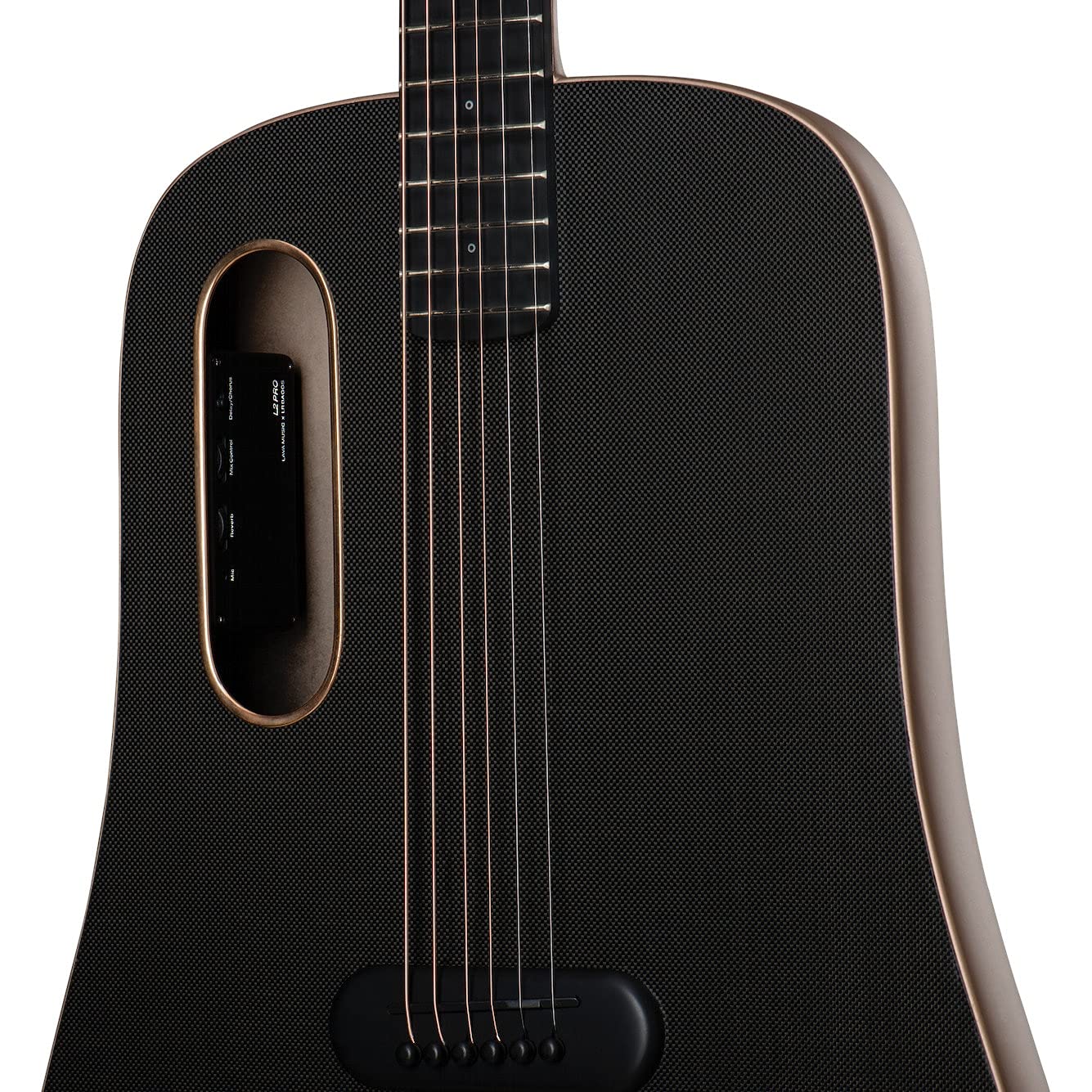 LAVA Music ME PRO Black Gold Electro-Acoustic Guitar with
