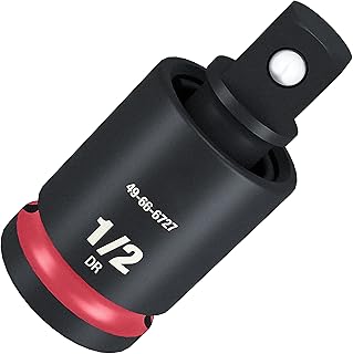 Fortool 49-66-6727 Black Impact Duty Socket 1/2-Inch Drive Universal Joint For Milwaukee 1/2