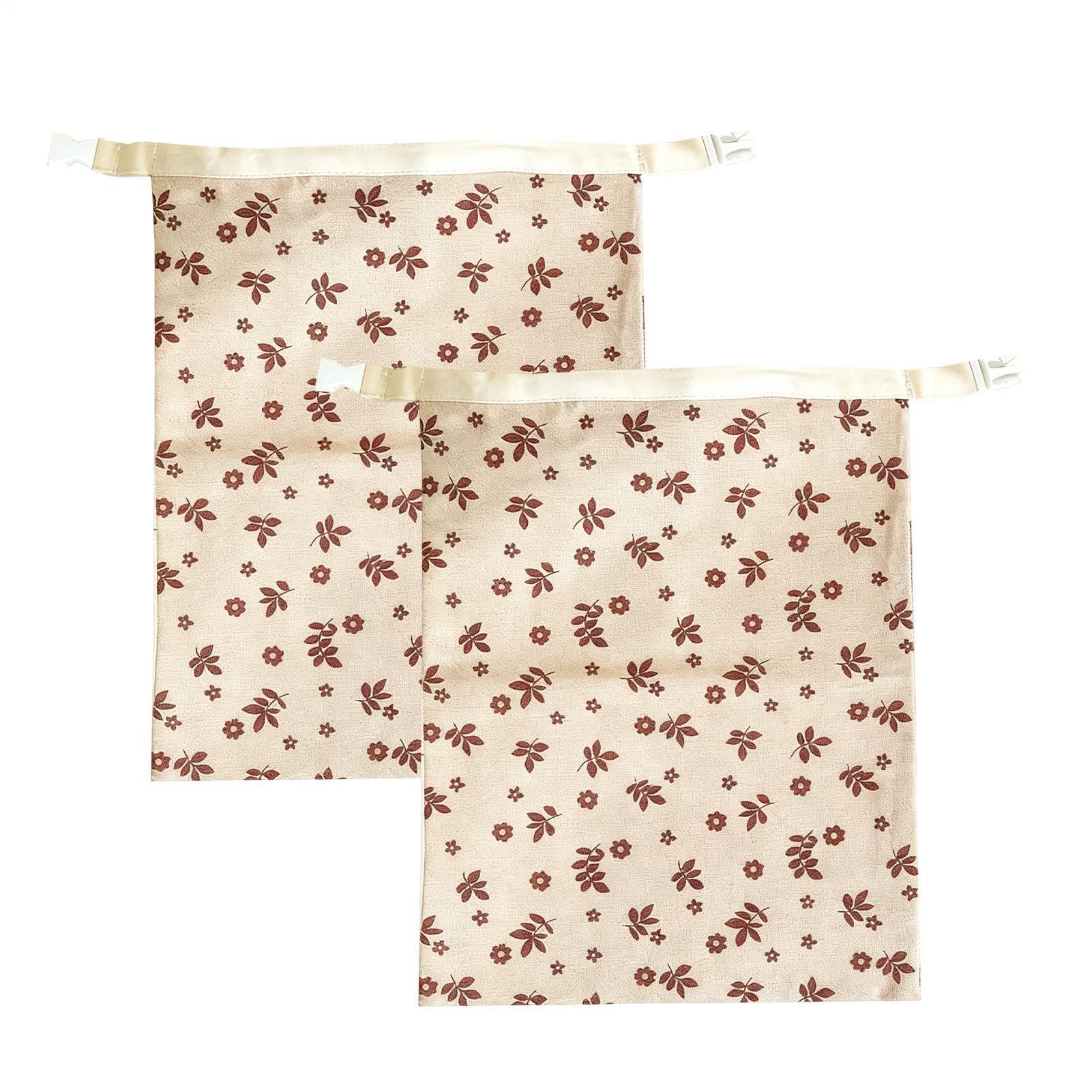 Bolsa de almacenamiento de alimentos ecológica y reutilizable para pan grande de 44x33cm