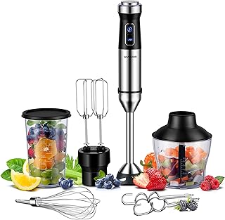SHARDOR Hand Blender,6 In 1 Hand Blenders For...,