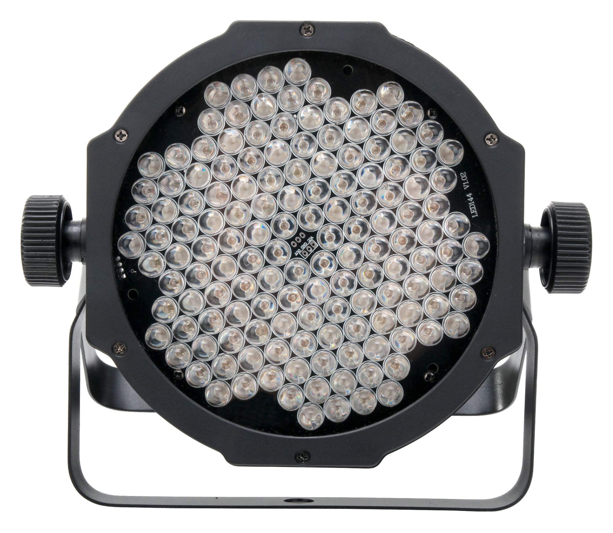 Showlite FLP-144 Flatline panel LED reflektor (PAR reflektor, światło dyskotekowe, oświetlenie sceniczne, lampa, 144 LED/RBG mixing, przyłącza: DMX In/Out, 6 trybów DMX)