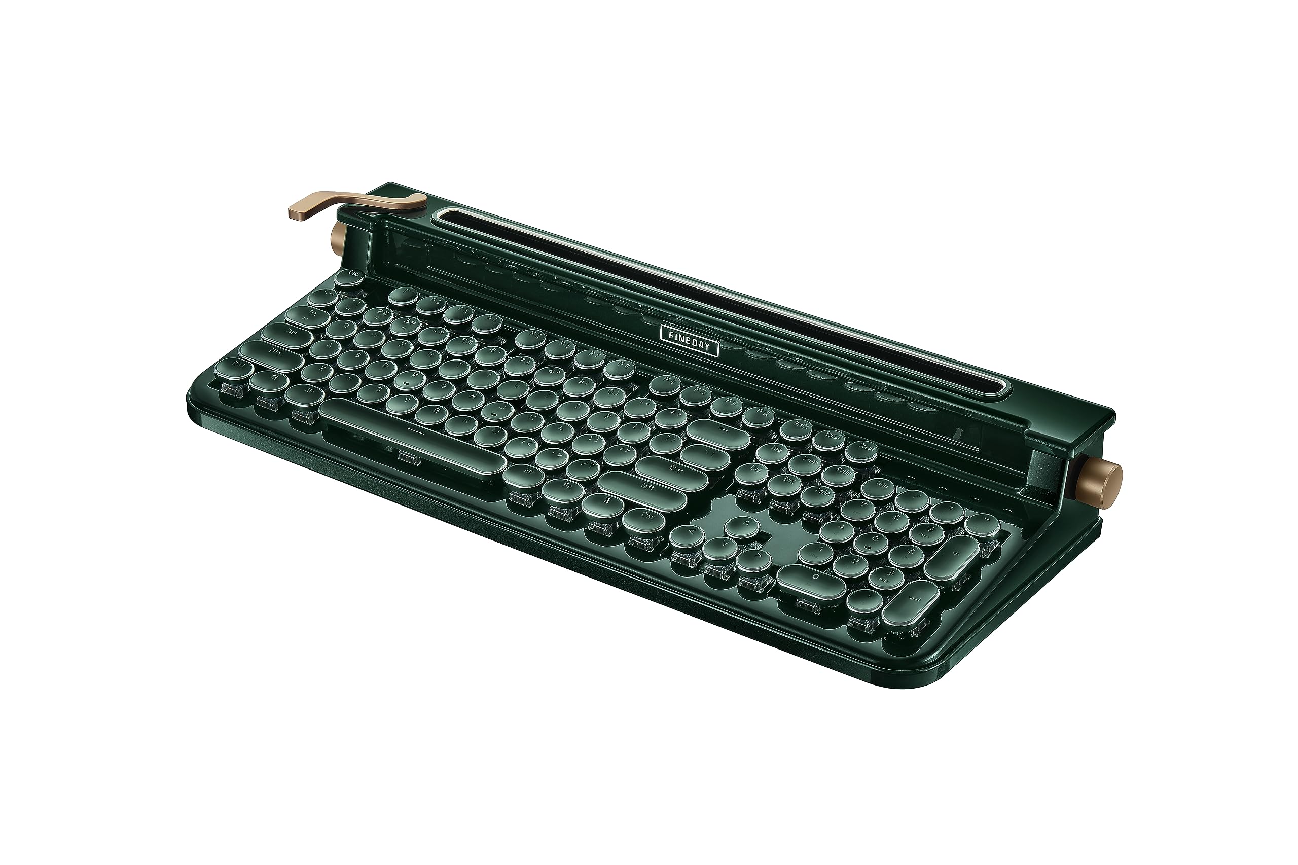 Amazon.com: FINEDAY Keyboard 2.0, Blue Switch, Retro Wireless 