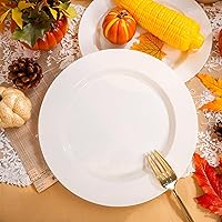 Vista 26 de I00000 60PCS Clear Gold Dessert Plates, Clear Plastic Plates with Gold Rim 7 Inch, Fancy Disposable Wedding Plate Heavy Duty for Thanksgiving
