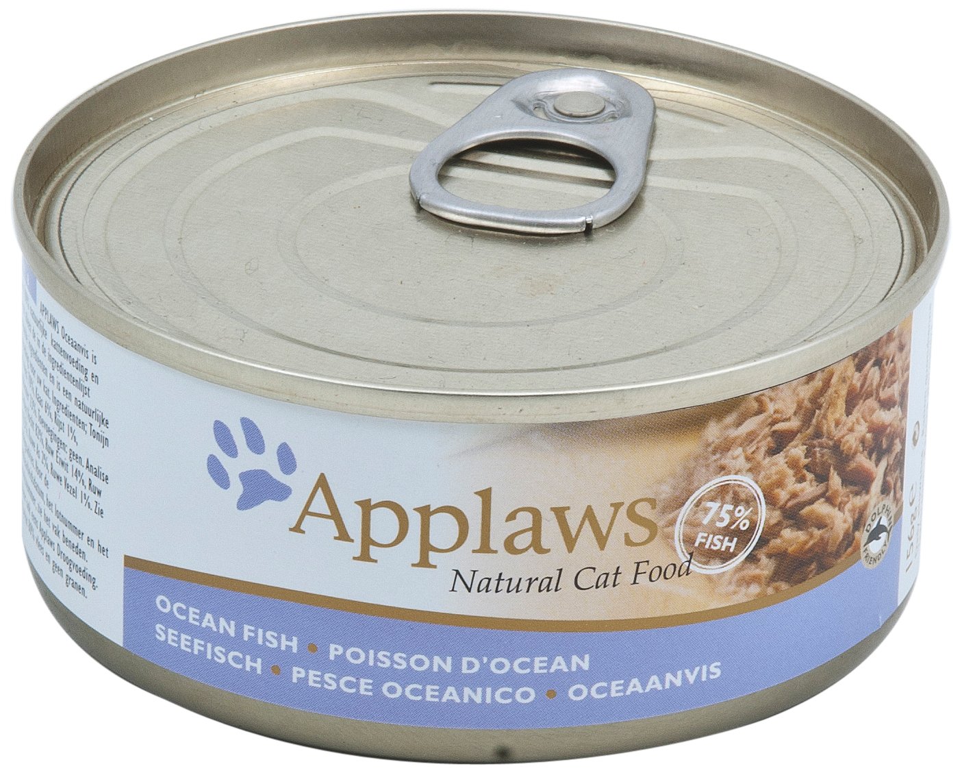 Applaws Lot de 24 boîtes de Poisson de mer pour Chat (24 x 156 g)