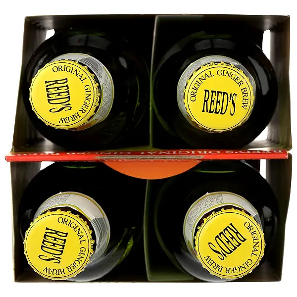 Reeds Ginger Brew, Original Bottle, 12 Fl Oz, 4 Pack 5