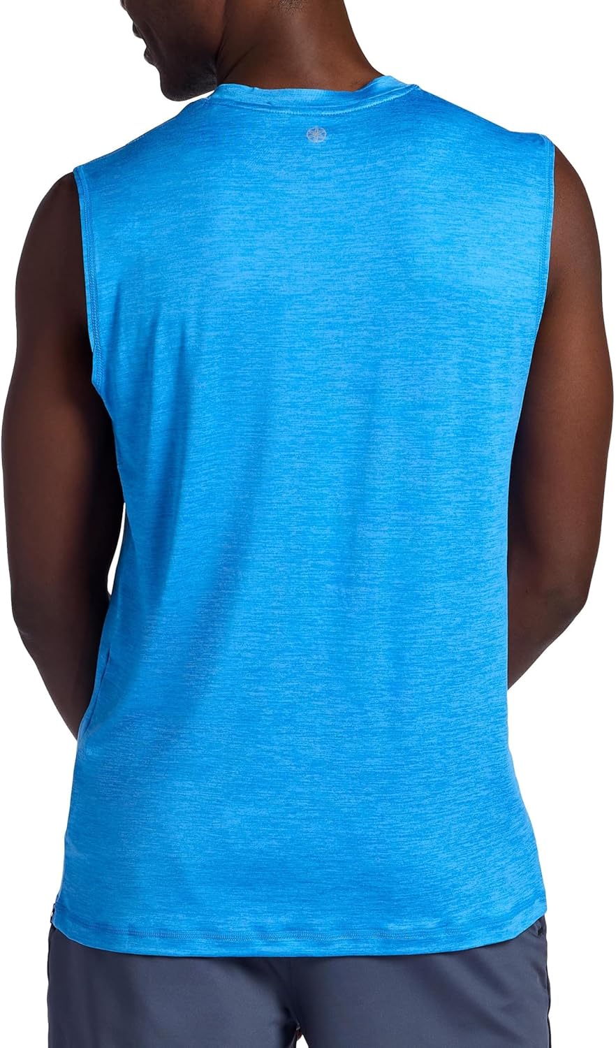 Gaiam Mens Everyday Basic Muscle Tank Top, Standard Fit, Stretch Midweight Material - Image 2