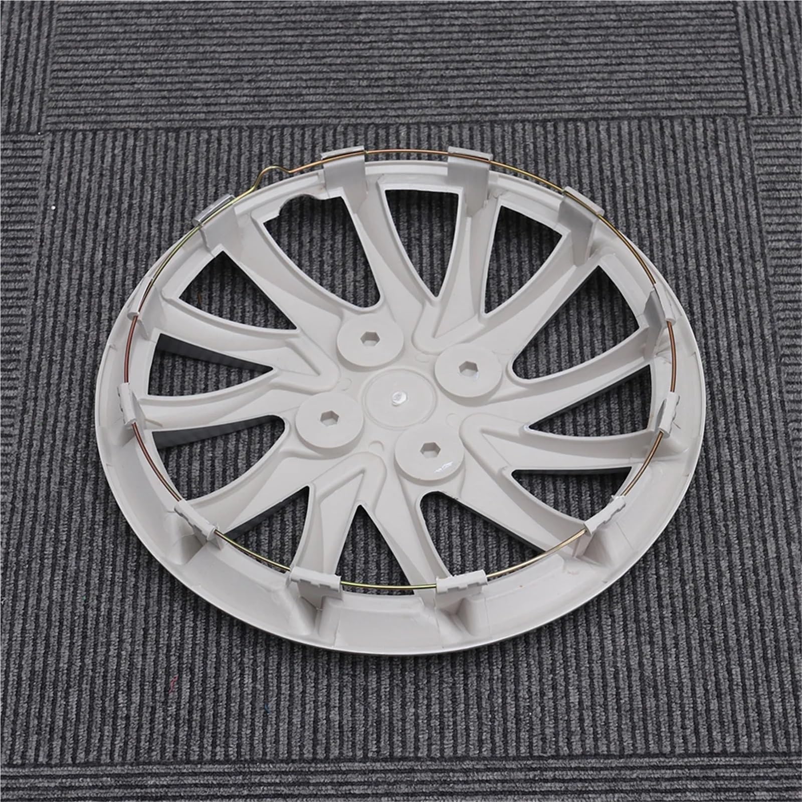Tapacubos de 14 Pulgadas, Cubierta Rueda, tapacubos Coche(Silver)