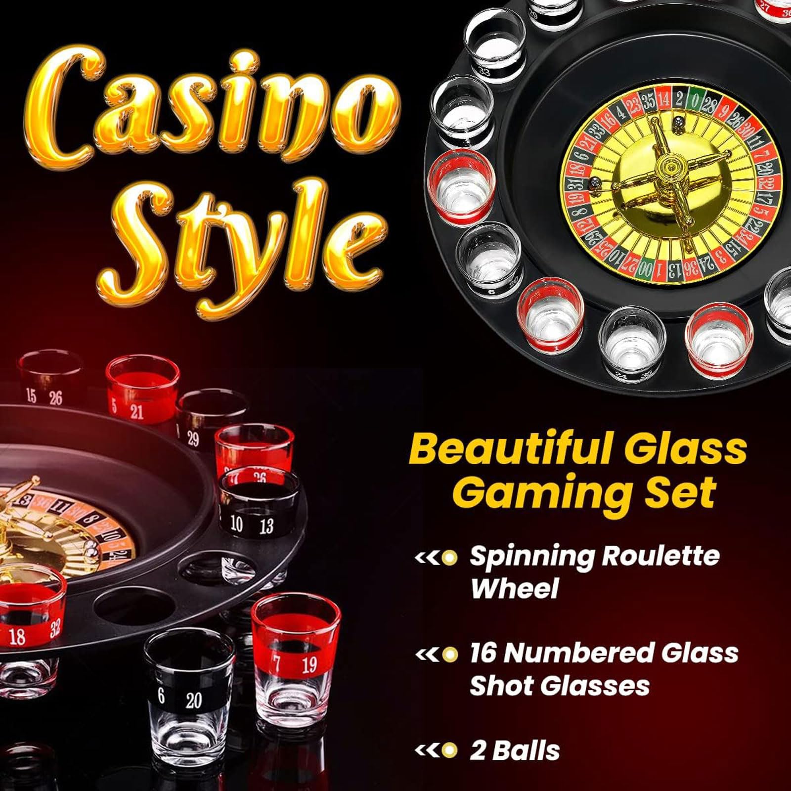Ruota della Roulette Gioco di Roulette Russa da 29 cm Intrattenimento Creativo Puntelli per Roulette Forniture per Bar Ktv Entertainment Toy Party Giochi di società