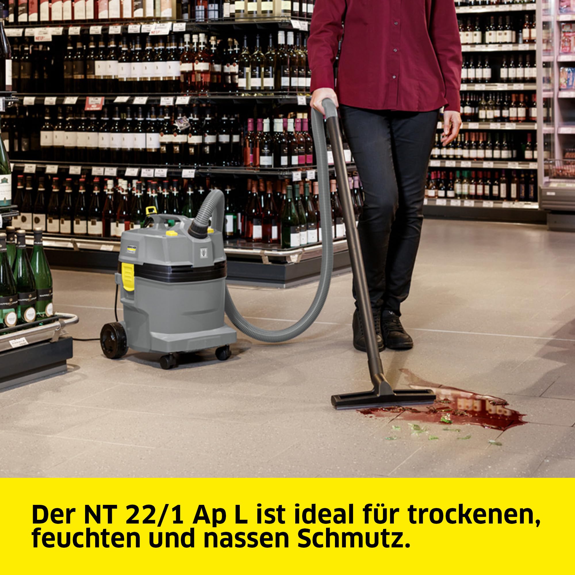 KÄRCHER NT 22/1 Ap L Nass- und Trockensauger 1300 W 22 l PES-Patronenfilter