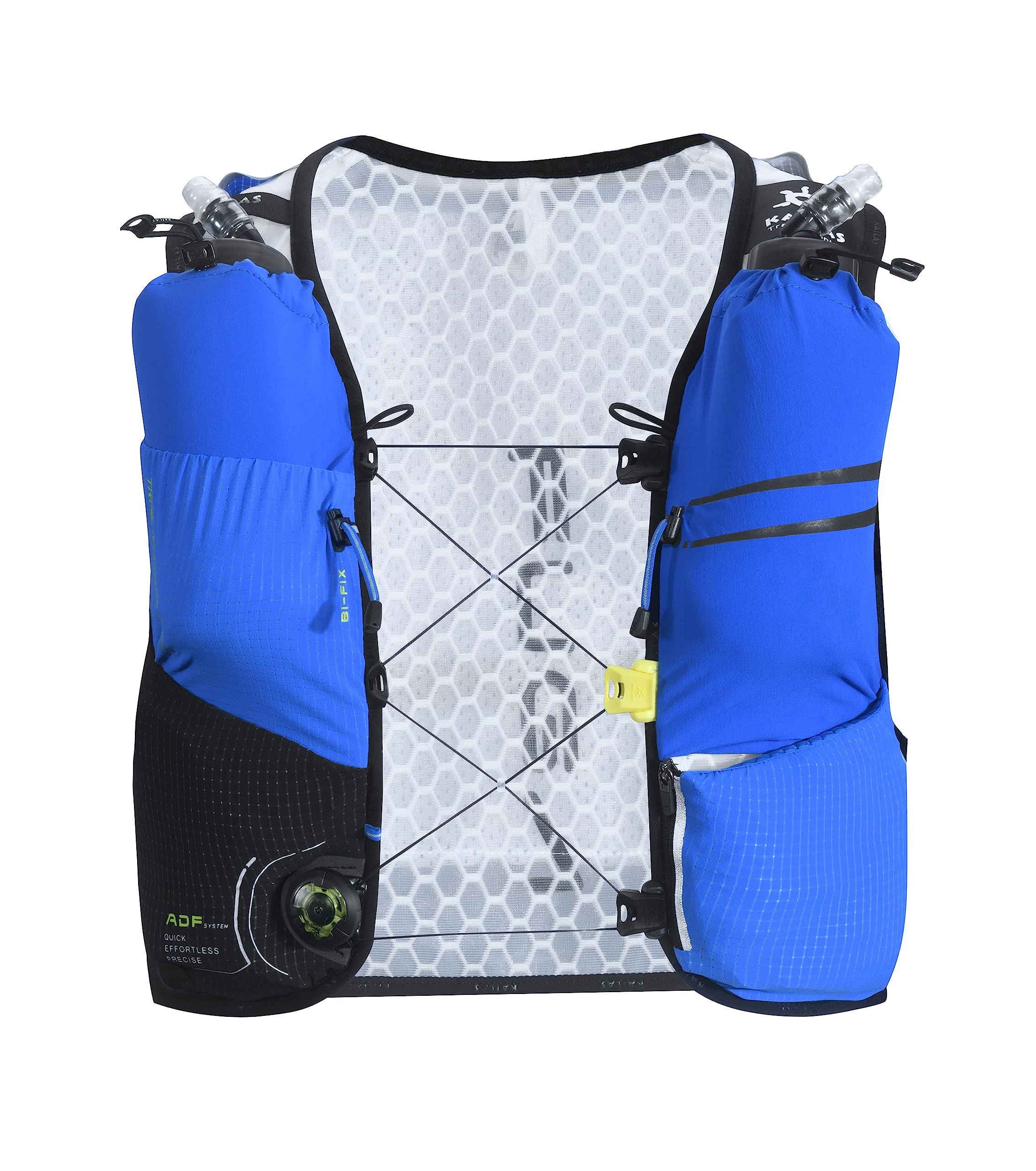 KAILAS Gilet De Course à Pied Pour Homme Et Femme, 8 L, Léger, Avec Deux Flasques Souples Pour Trail, Course à Pied, Randonnée, Cyclisme, KAILAS Jaune/noir