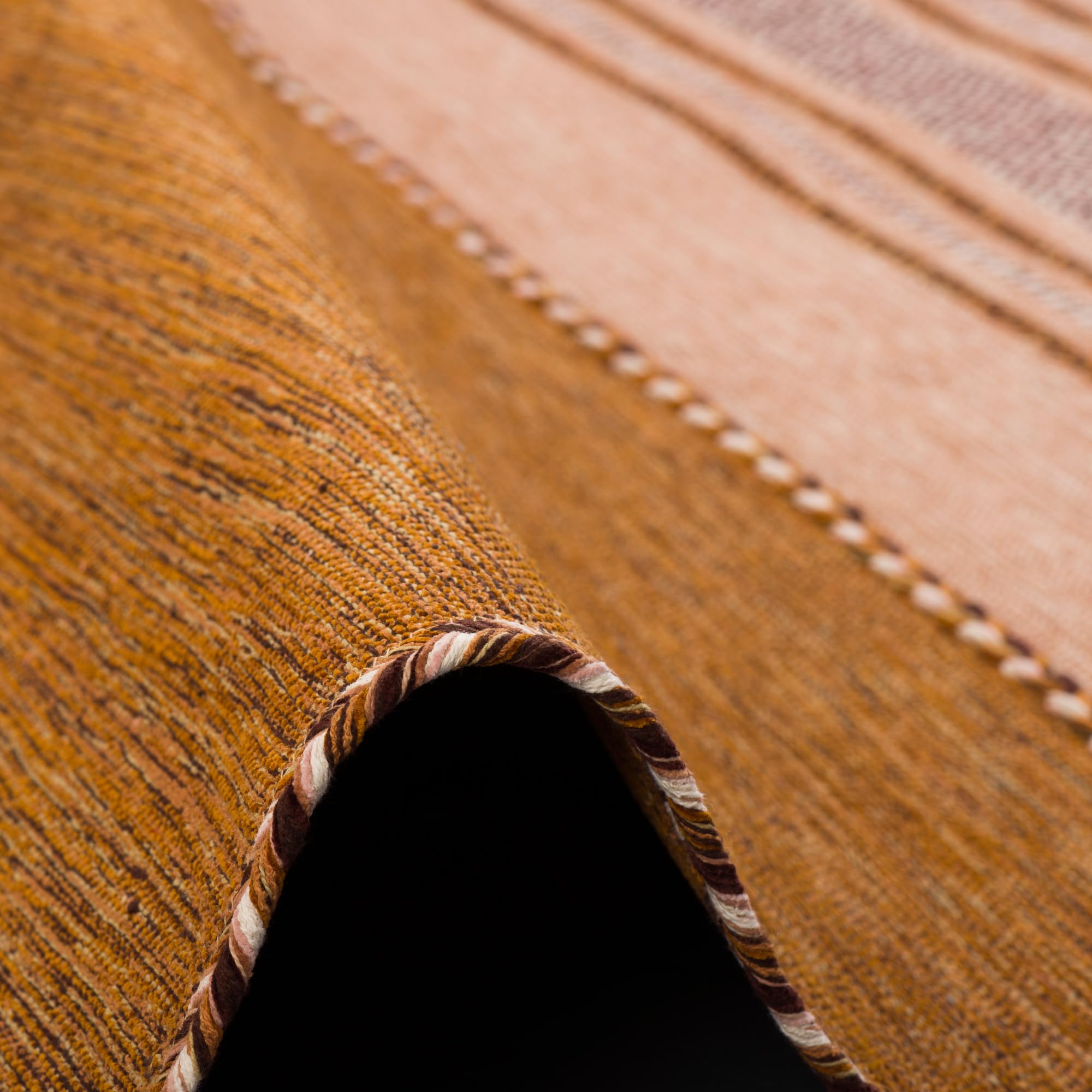 Pergamon Navarro - Tapis Kilim Naturel - Brun rouillé - 6 Tailles Disponibles