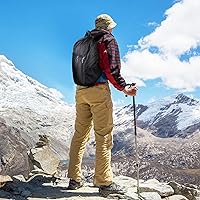 Vista 6 de DOVO Hiking Backpack, Waterproof and Wear-resistant Lightweight Backpack Packable,Outdoor Travel Camping Daypack Foldable-ORANGE