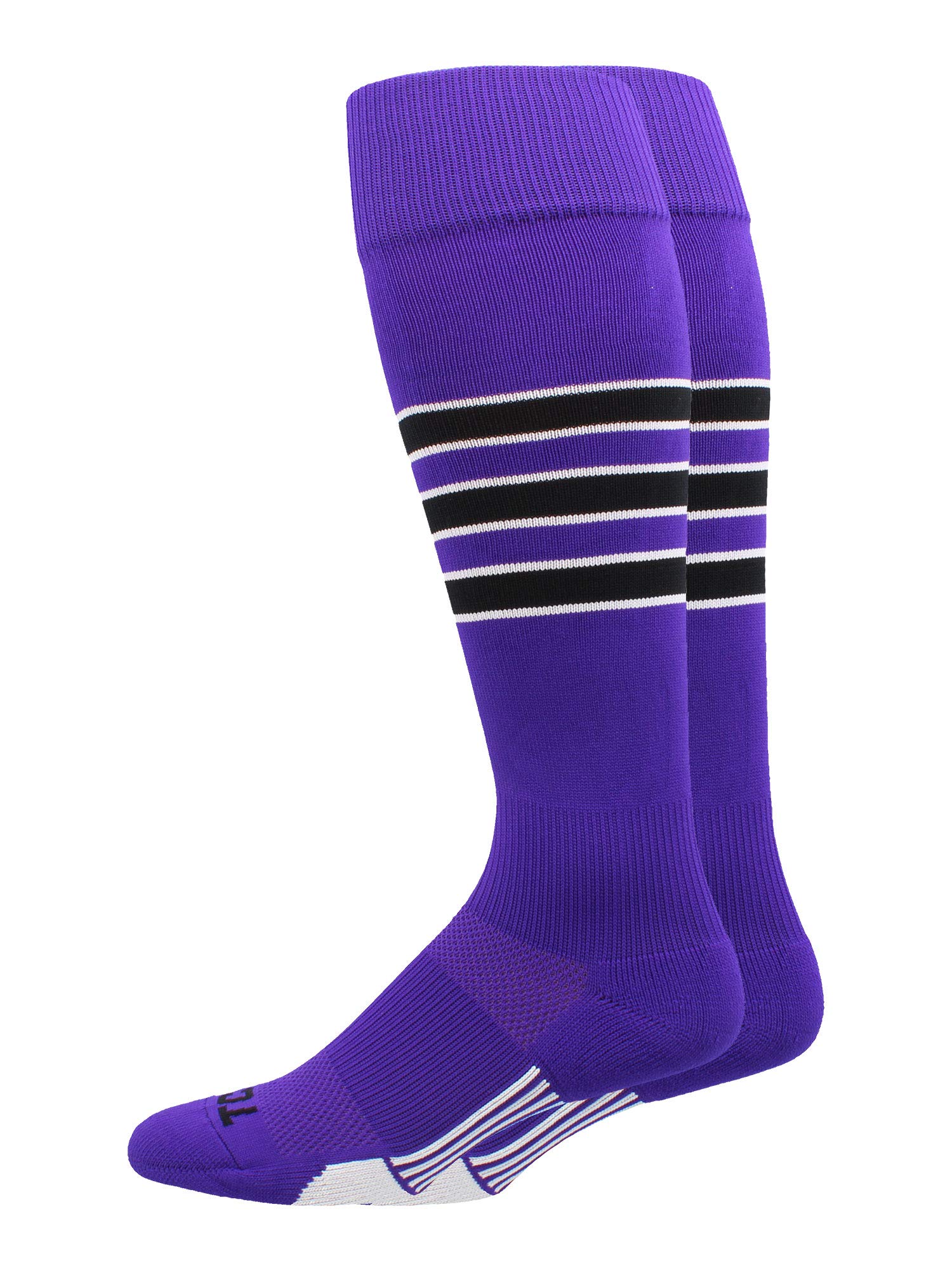 MadSportsStuff Softball Socks Baseball Socks | White &amp; Team Colors | USA Made | Sizes for Girls, Youth Boys, Men &amp; Women