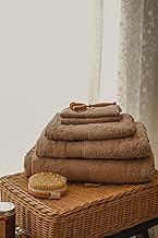 مجموعة فوط من كلوديا هوم (مجموعة من 5 قطع) فوط ناعمة وماصة وأنيقة مثالية للارتقاء بمستوى حمامك.