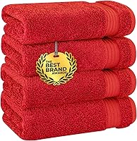 Vista 112 de Cotton Paradise Tapetes de baño antideslizantes 100% algodón para baño, 17 x 24 pulgadas, suaves, absorbentes, de secado rápido, lavables a máquina