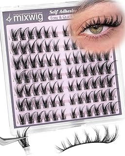 Pestañas autoadhesivas en racimo de pestañas ...