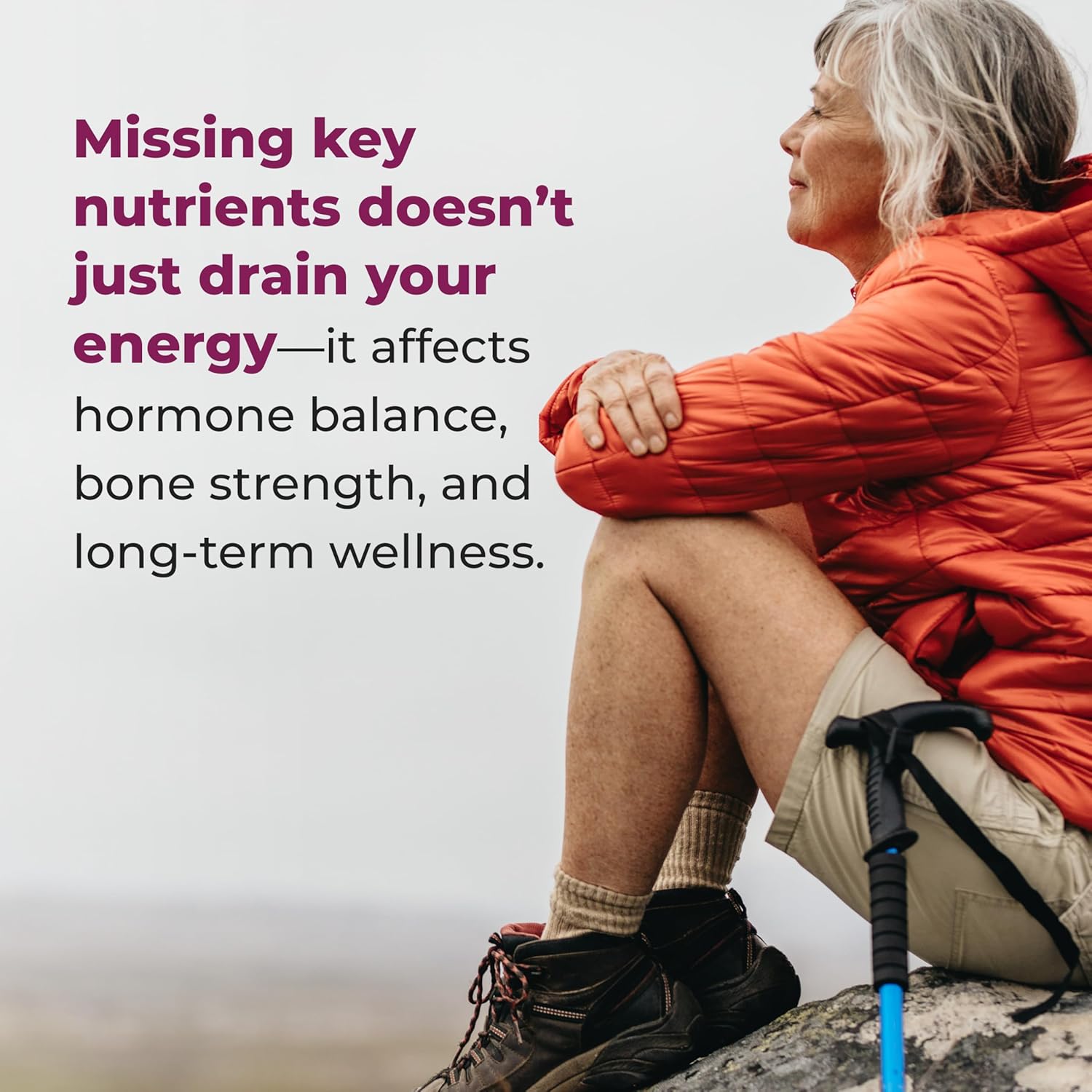 LifeSeasons Women's Multivitamin – High Potency with 21 Vitamins & Minerals, PureWay-C®, NAD+, Active B-Vitamins, TRAACS® Chelates, enXtra® for Energy, Probiotics & Mushrooms – 120 Veg Capsules - Image 3