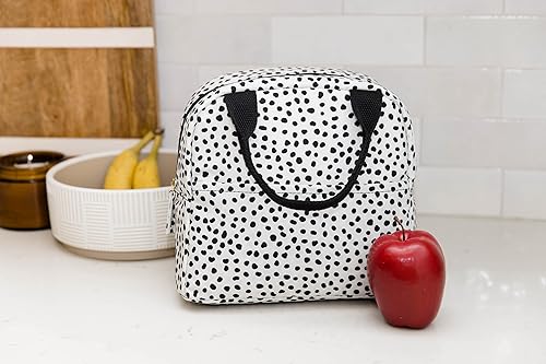Miniatura 8 de Steel Mill &amp; Co - Bolsa de almuerzo aislada para mujer, lonchera de gran capacidad, bonita bolsa de almuerzo para adultos, mini enfriador con cierre
