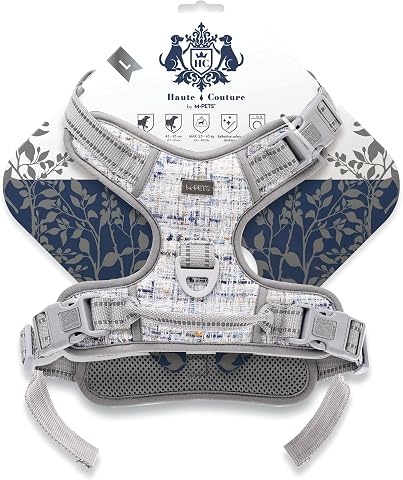 M-Pets Haute Couture Köpek Göğüs Tasması Mavi (L)