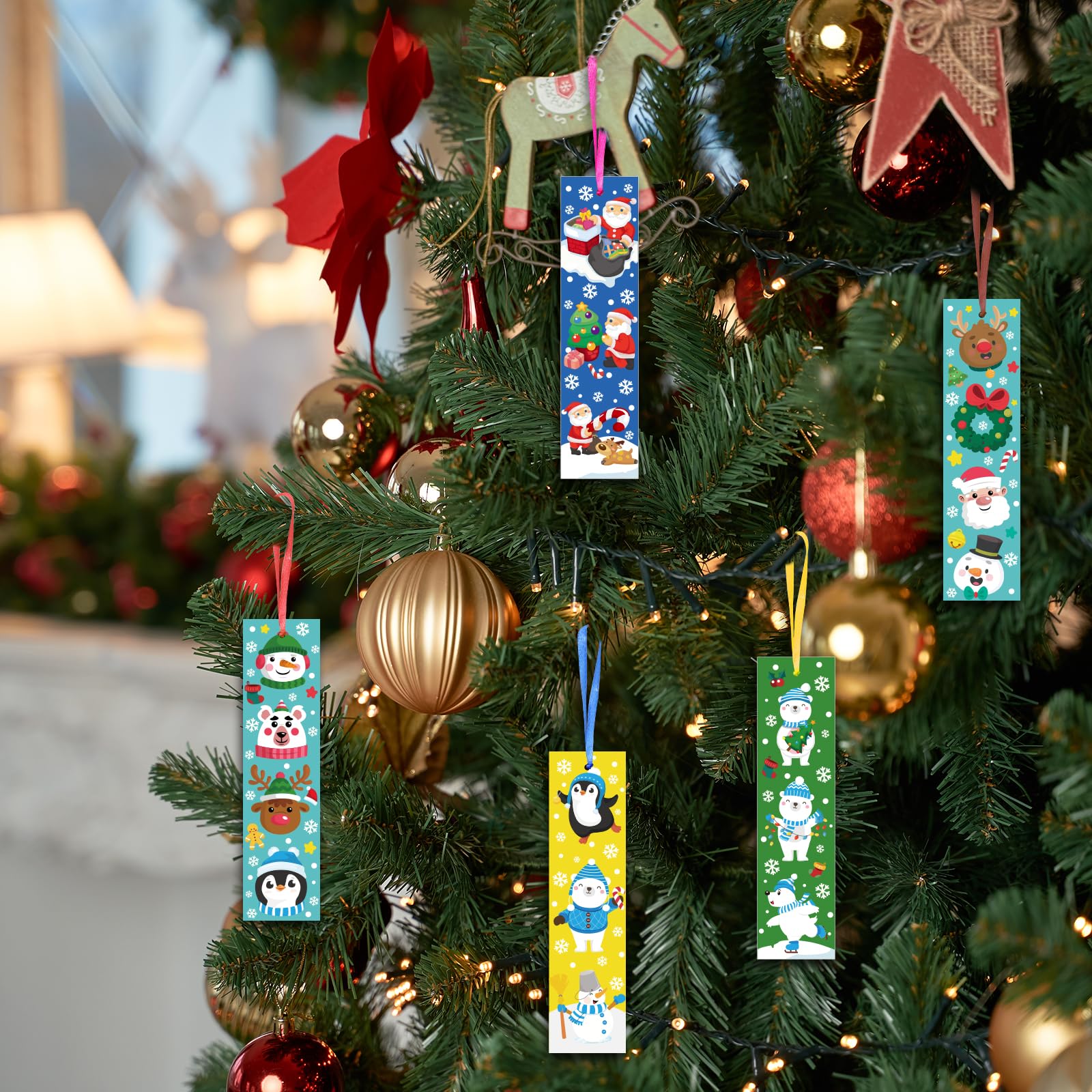 Marque-pages Magnétiques De Noël Pour Enfants - 30 Motifs Différents - Cadeau Ludique Et Festif - 8