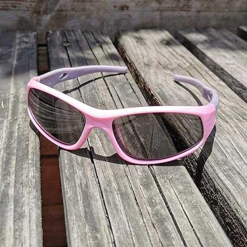 Miniatura 6 de AODUOKE Gafas de sol polarizadas deportivas para niños y niñas, para niños, jóvenes, béisbol, playa, sol con correa