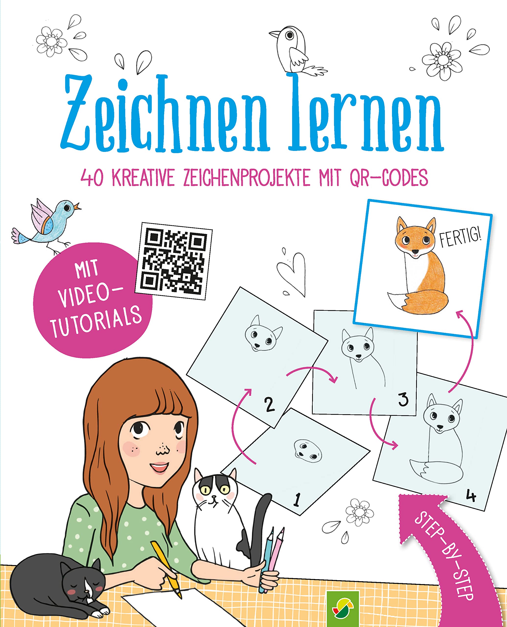 Zeichnen lernen - 40 niedliche Zeichenprojekte mit QR-Codes