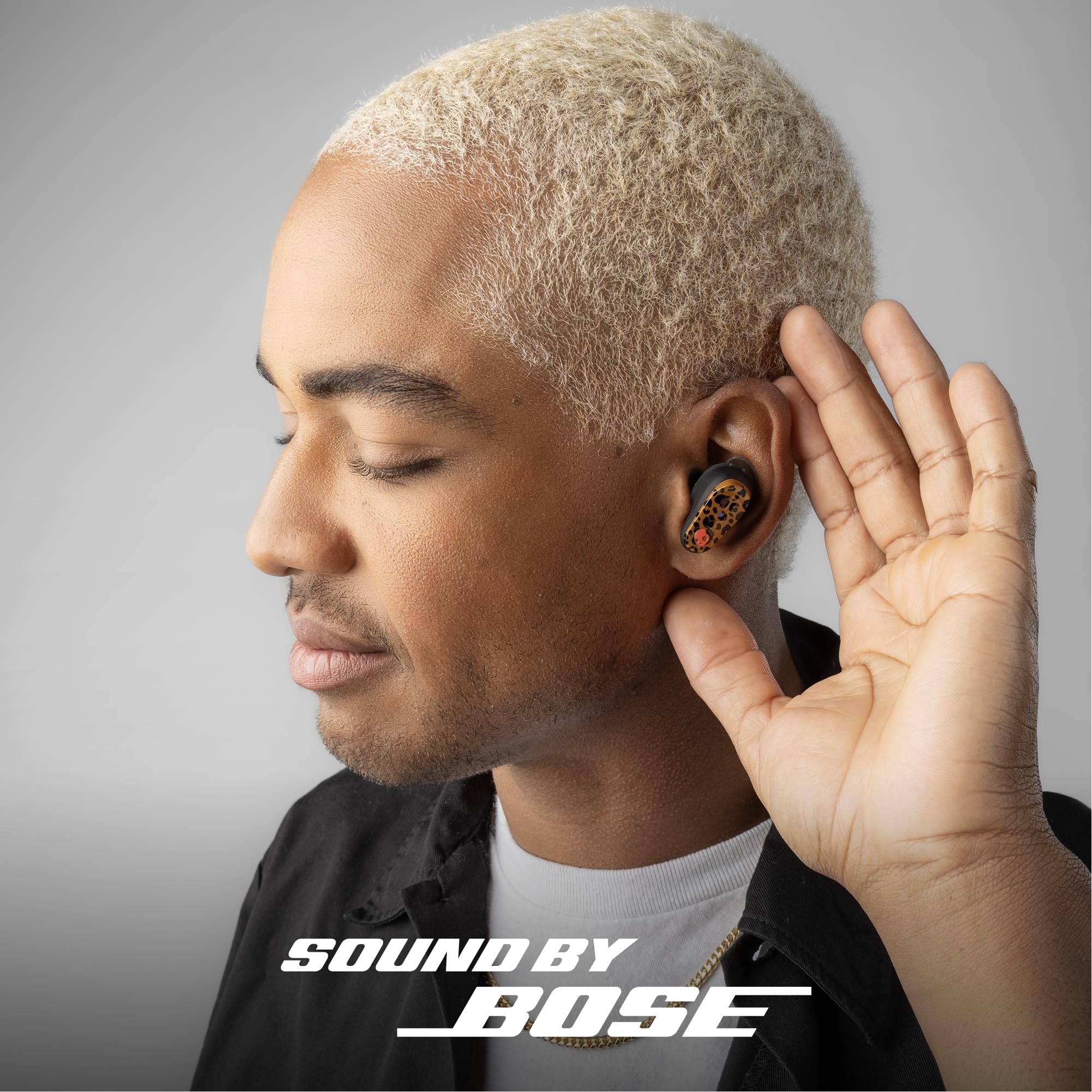 Skullcandy METHOD 360 ANC ヒョウ柄 Fone De Ouvido Wirelles Skullcandy Method 360 ANC - Leopard