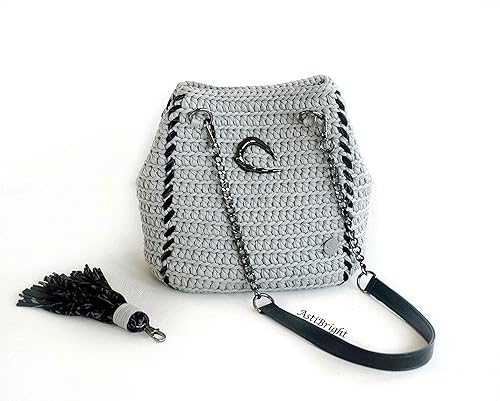 Crochet bag elegant Clearance