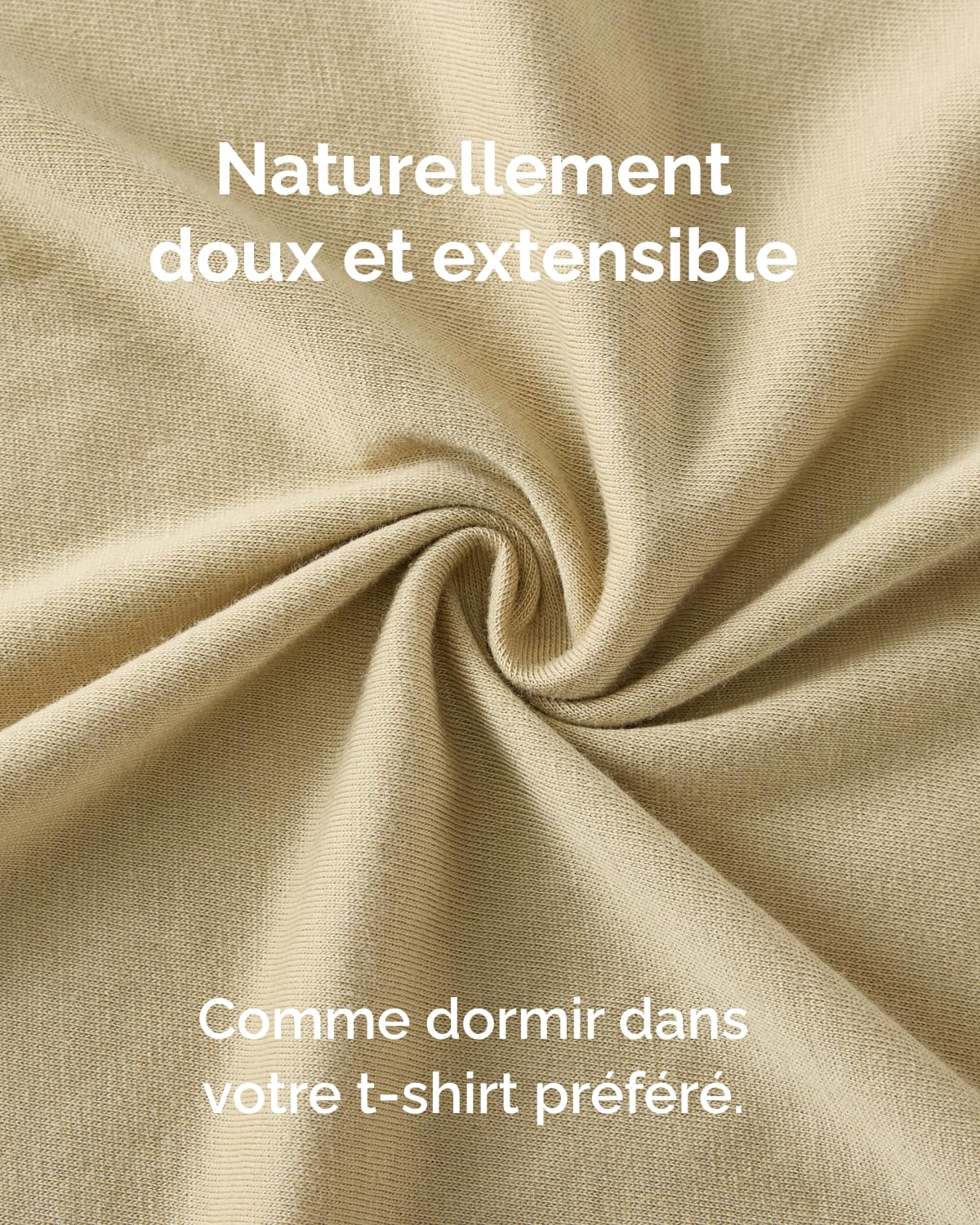 Drap Housse Jersey Coton 180x200 - Grand Bonnet 40cm (16") - Beige | Doux, Infroissable, Respirant, Hypoallergénique, Extensible, Élastique Intégral, Anti-Décoloration, Durable, OEKO-TEX