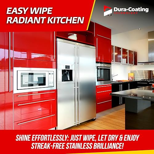 Miniatura 5 de DURA-COATING TECHNOLOGY, Appliance Magic - Limpiador y pulidor de acero inoxidable para electrodomésticos, fregadero, refrigerador, estufa y horno,