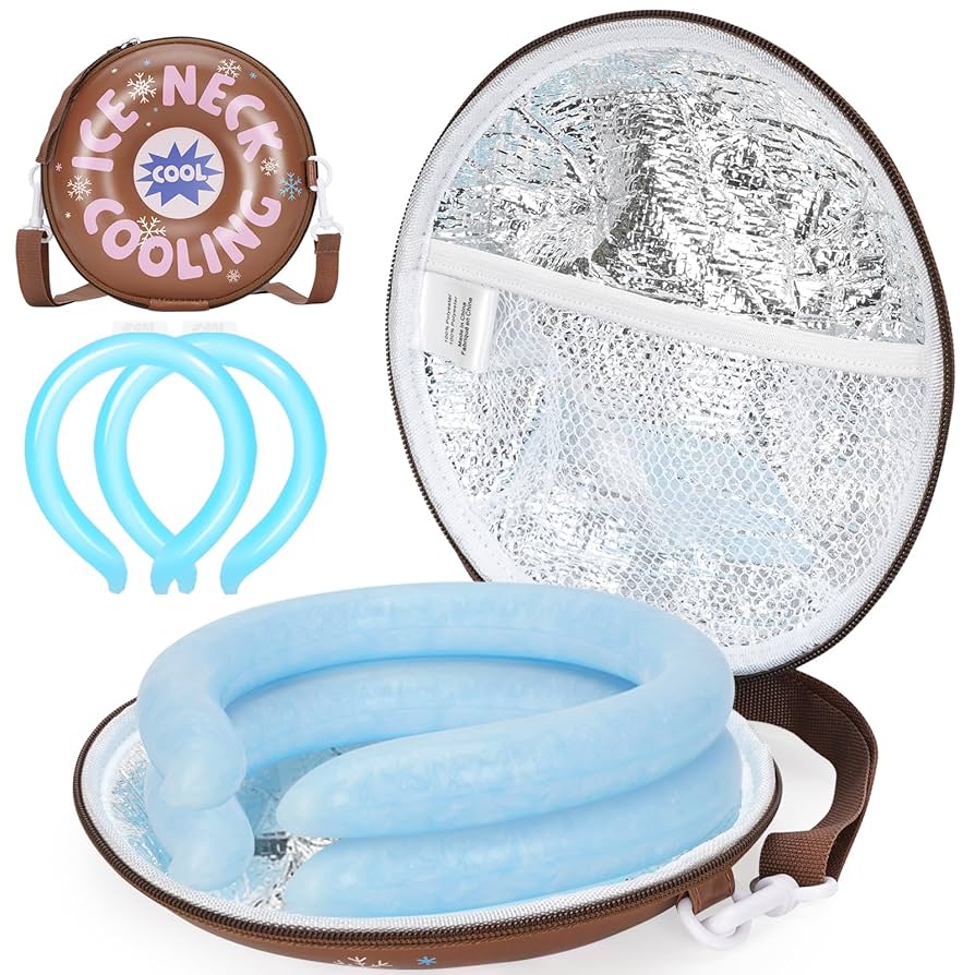 Neck Tube Wearable Neck Wraps For Summer Heat Hands Cold Pack Reusable Neck Cooler 200ml