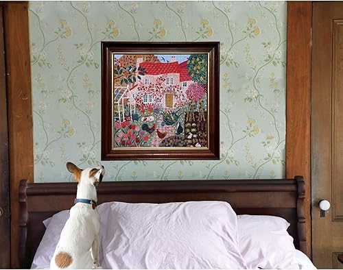 Miniatura 5 de eeBoo: Piece and Love English Cottage - Rompecabezas cuadrado de 1000 piezas, brillante y resistente, una actividad cooperativa con amigos y