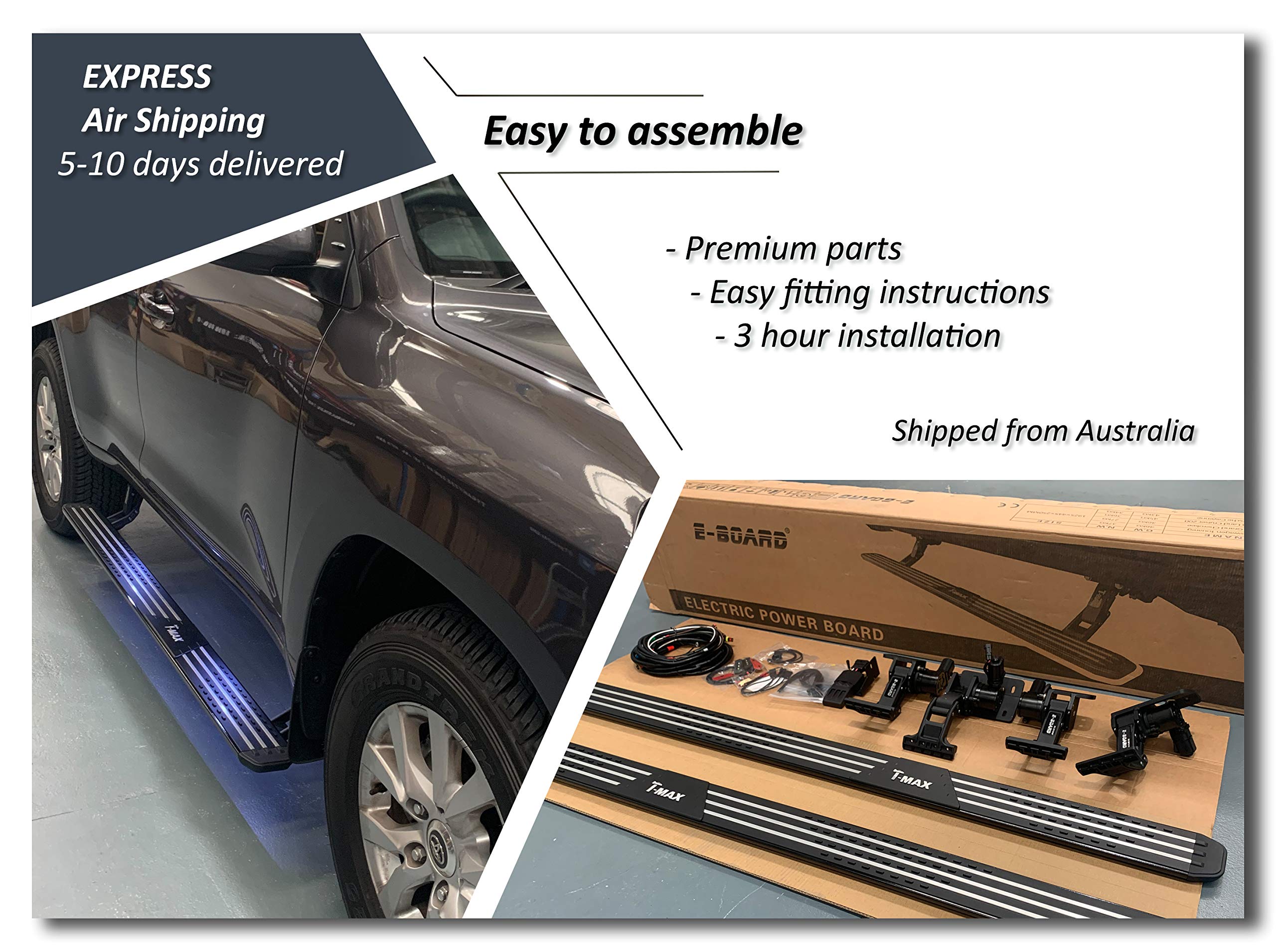 Tyrant 4X4 Power Steps Electric Running Boards for Toyota Land Cruiser