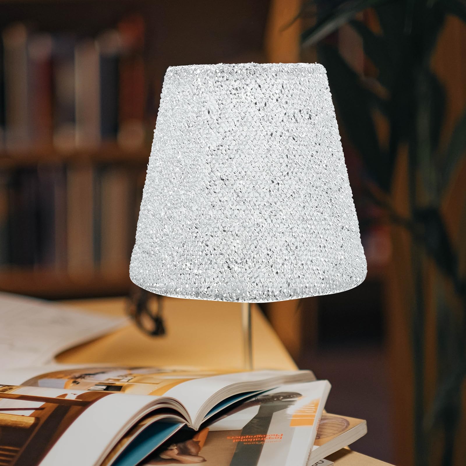 GARVALON Lampenschirme Kleiner Lampenschirm E14 Sockel Für Wohnzimmer Schlafzimmer Tischleuchte Stehleuchte Schreibtisch Dekoration 14 X 13 Cm