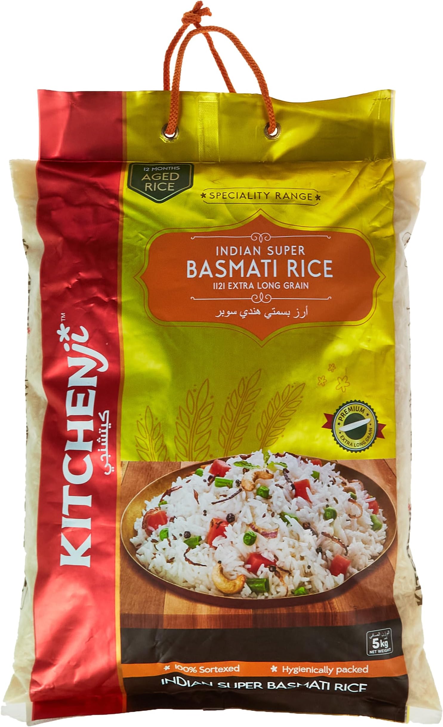 KITCHENJI EXTRA LONG GRAIN BASMATI RICE 5KG