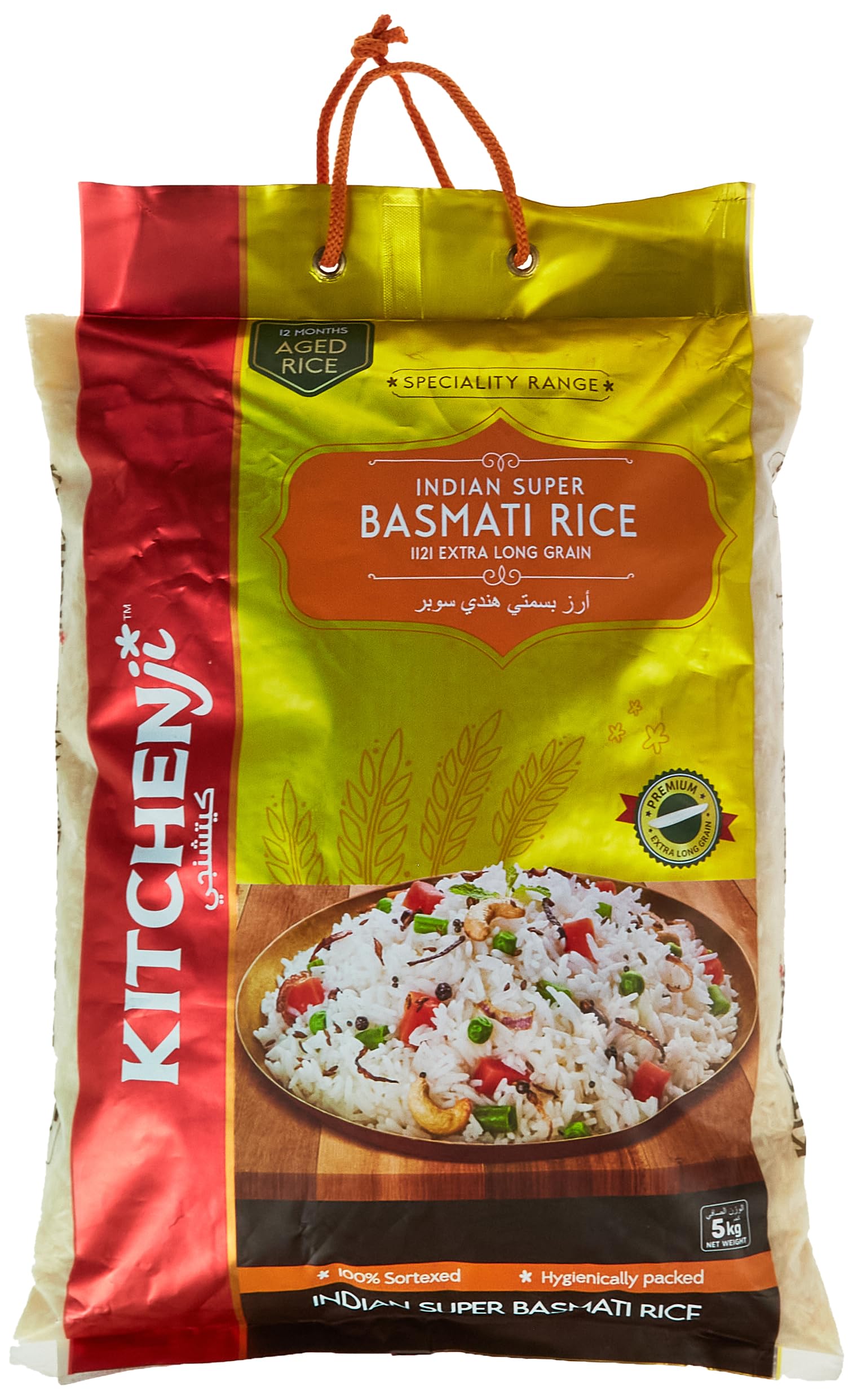 KITCHENJI EXTRA LONG GRAIN BASMATI RICE 5KG