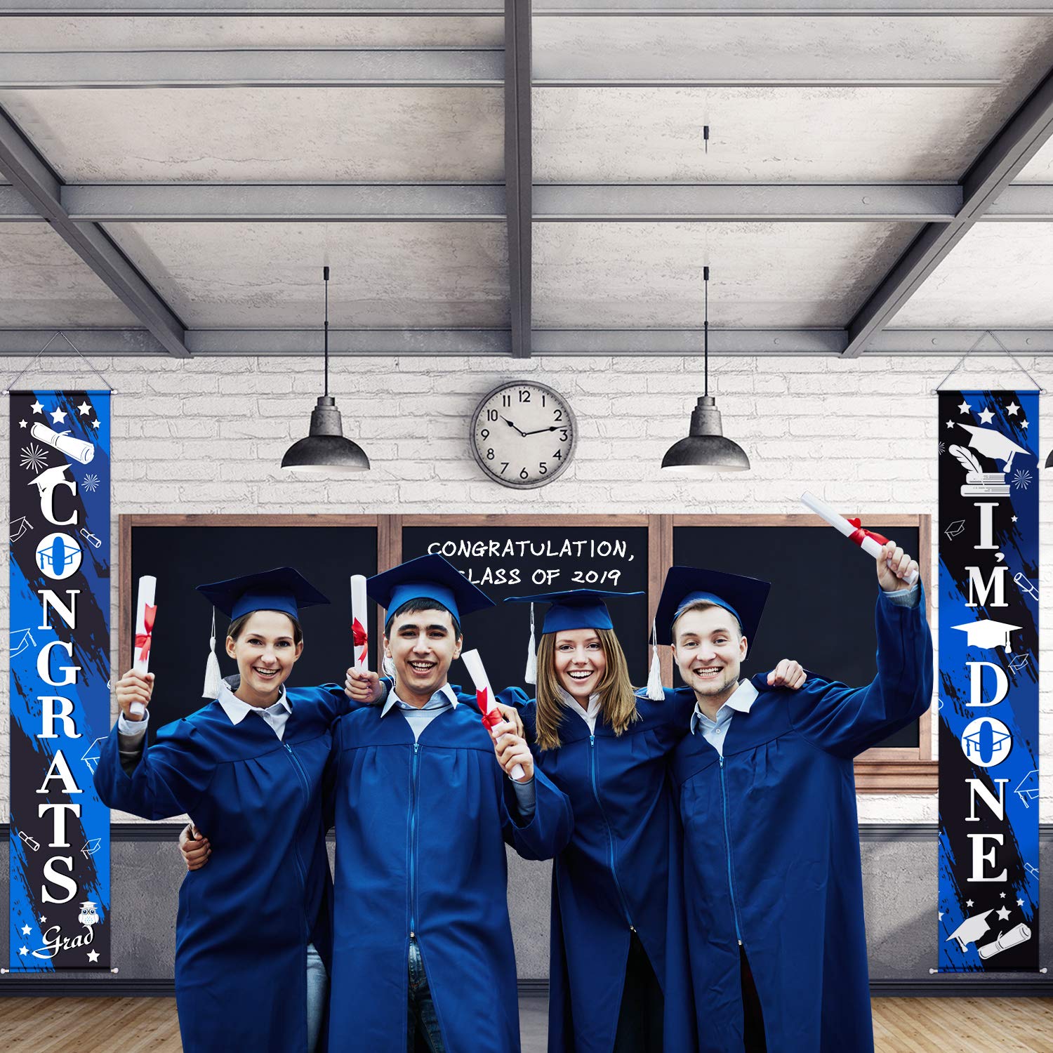 Buy Graduation Banner I'm Done Banner Decoration, Graduation Porch Sign