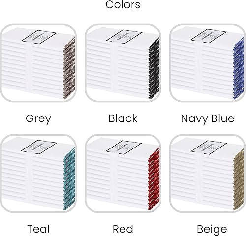 Miniatura 9 de Cotton Clinic Servilletas de tela con ribete  Servilletas de mesa de uso diario  Suaves y duraderas lavables  Ideal para cenas, bodas, Navidad,