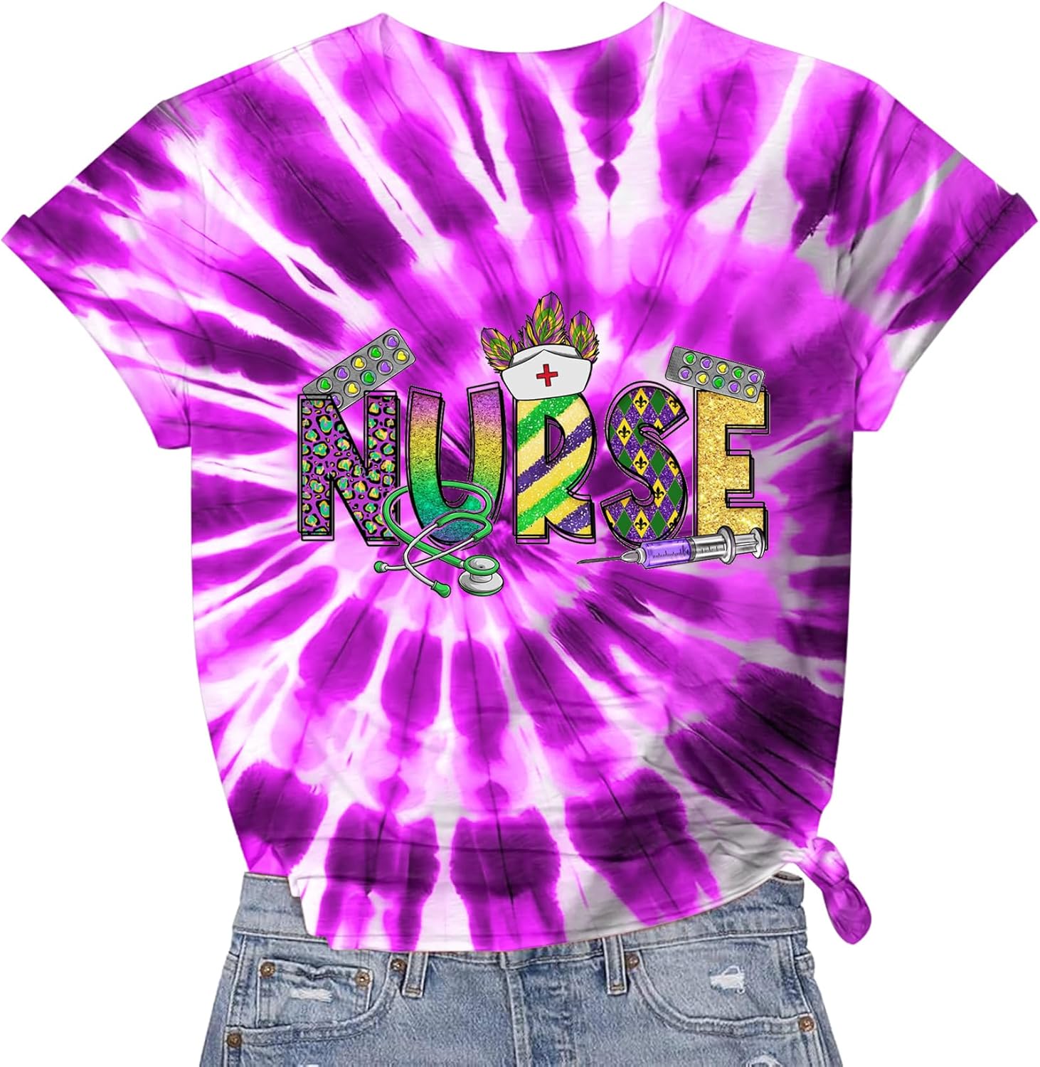 Womens Valentines Shirt -Pink Love Heart Graphic Tshirts Funny Teen Girl's Holi Vacation Casual Outfit Pink - Image 3