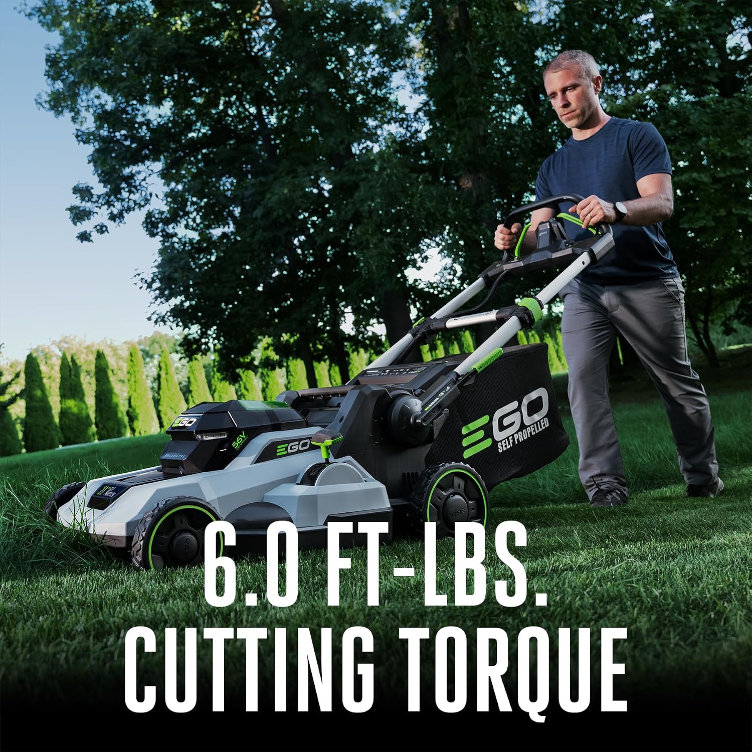 EGO Power+ 21-Inch Electric Lawn Mower, Self-Propelled Cordless, Includes 56V 6.0Ah Battery photo 5