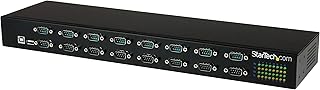 StarTech.com USB to Serial Hub - 16 Port - COM Port Retention - Rack Mount and Daisy Chainable - FTDI USB to RS232 Hub (ICUSB23216FD)