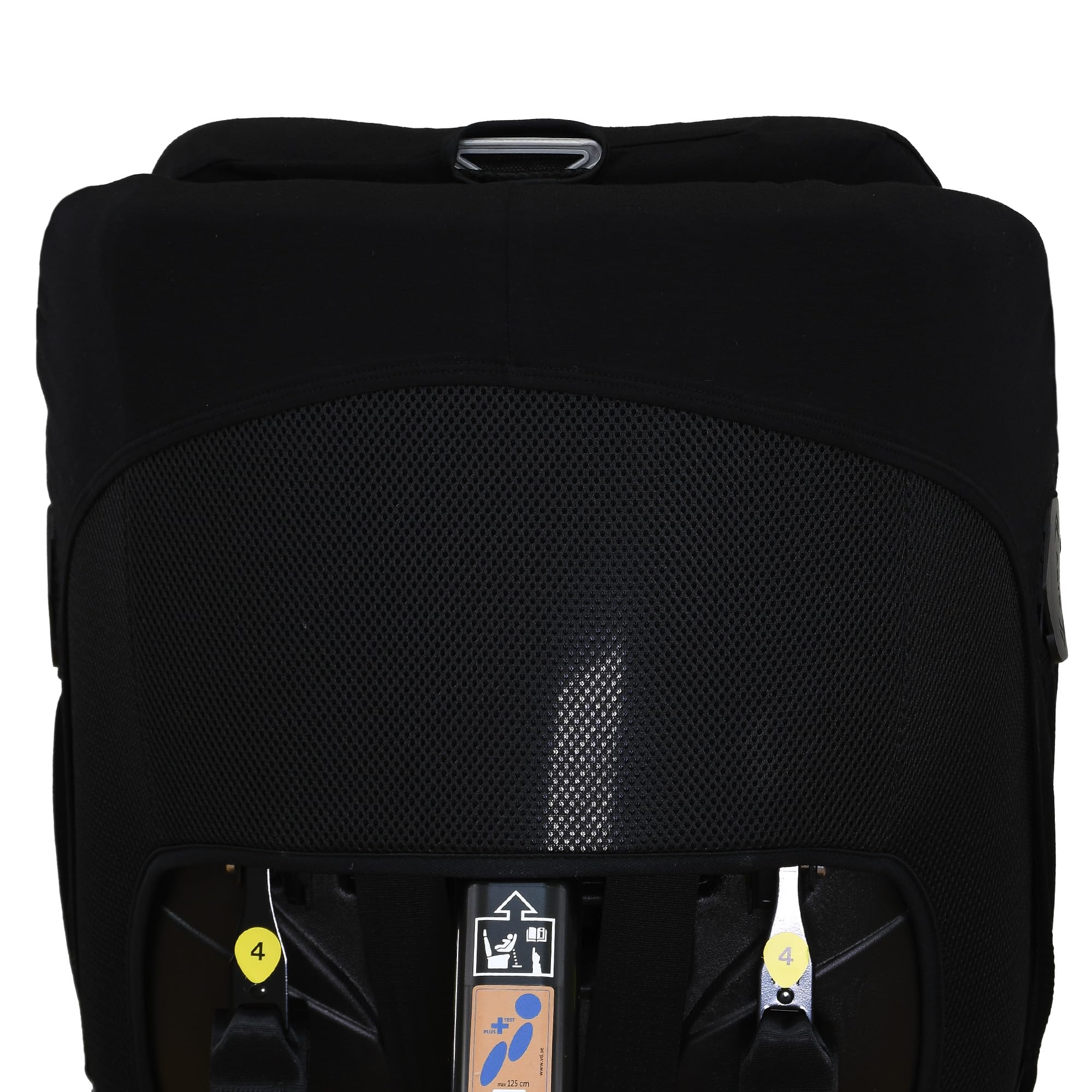 JYOKO Sitzbezug kompatibel mit Axkid Minikid 4, 4 Pro, Minikid MAX, Movekid und Move aus weicher und atmungsaktiver Bio-Baumwolle für maximalen Komfort Ihres Babys (Aufdruck Black Series)