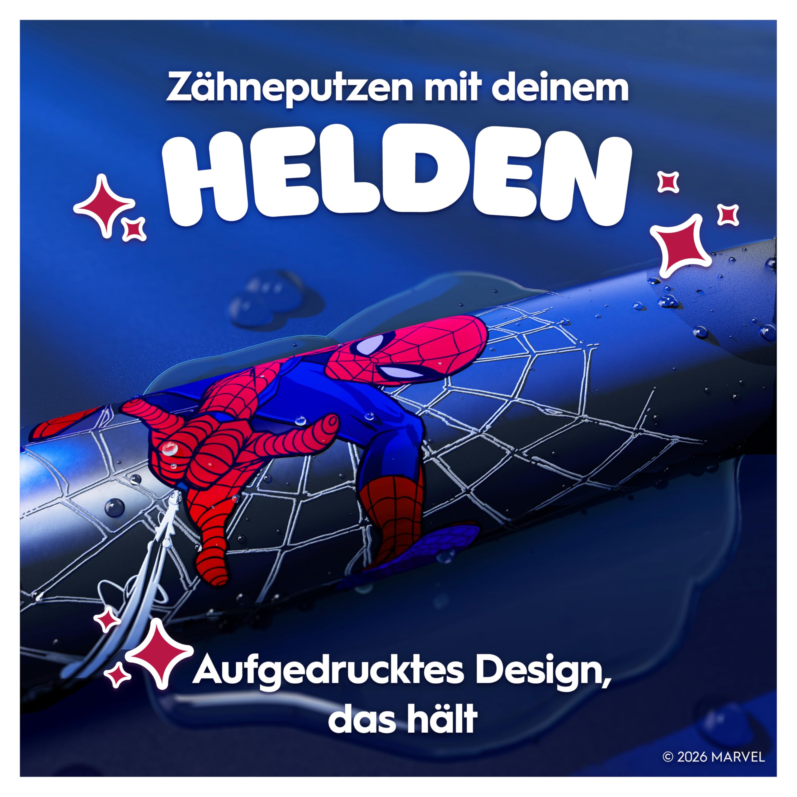 Oral-B iO Kids 6+ Marvel Spiderman Elektrische Zahnbürste Kinder, Schwarz | Kinderzahnbürste Elektrisch ab 6 Jahren mit 1 Aufsteckbürste, Inkl. Reise-Etui, TESTSIEGER (2,0) bei STIFTUNG WARENTEST