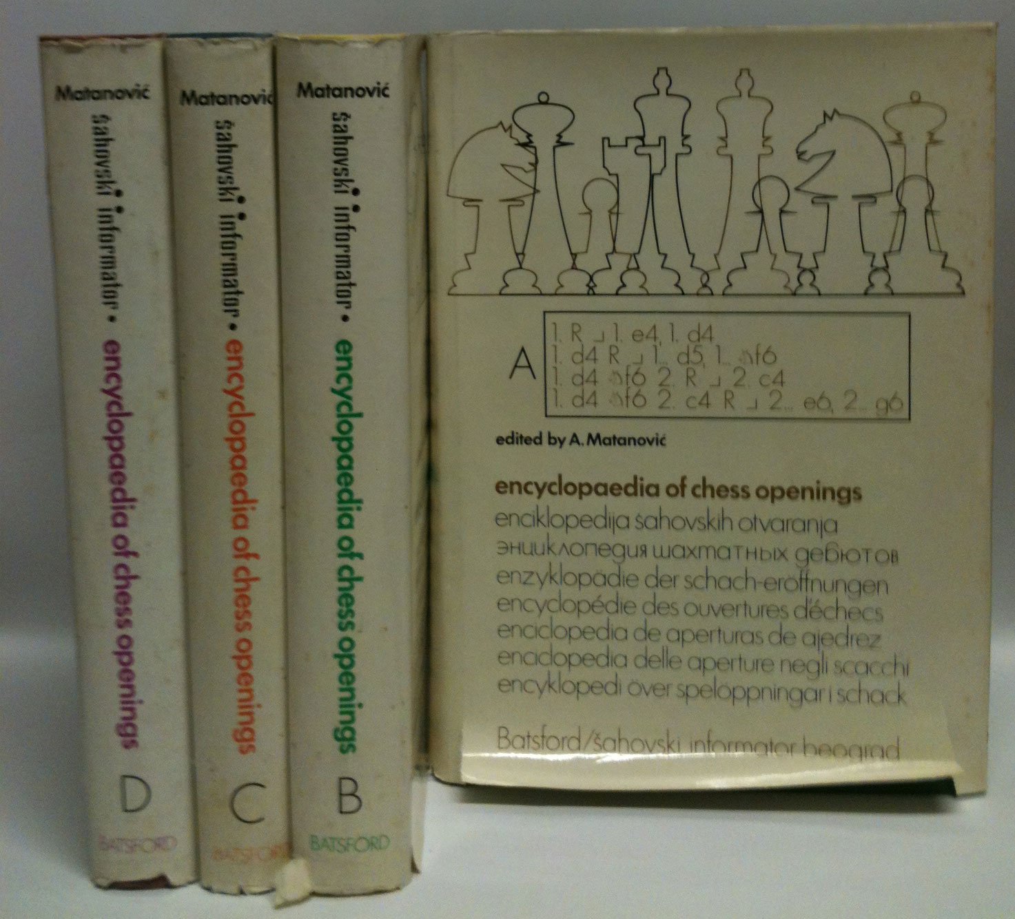 Encyclopaedia of Chess Openings v. A Amazon.co.uk Matanovic, A., etc
